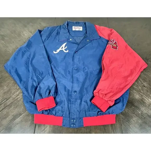 Vtg 90s Atlanta Braves Starter Jacket MLB Diamond Collection